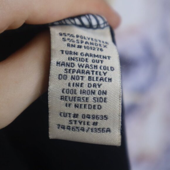 GLITTER DRAPED TOP XL ECI Metallic Dressy Sparkle Party Holiday NYE Evening Work - Picture 5 of 7